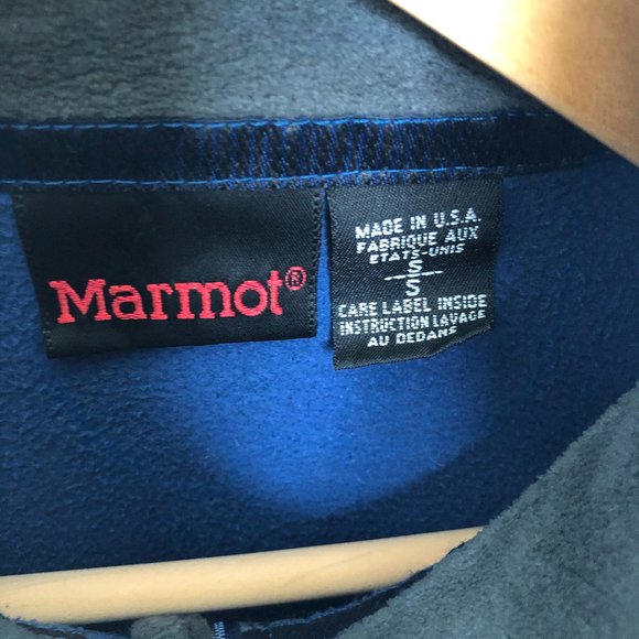 Marmot 1/4 Zip Fleece Jacket Pullover Mens Small - Picture 5 of 8